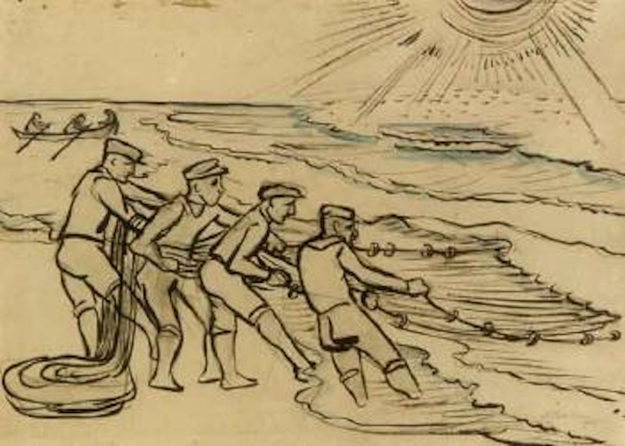Fishermen III by Max Pechstein