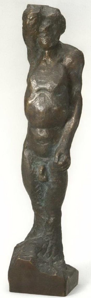 Upright male figure by Alfred Hrdlicka