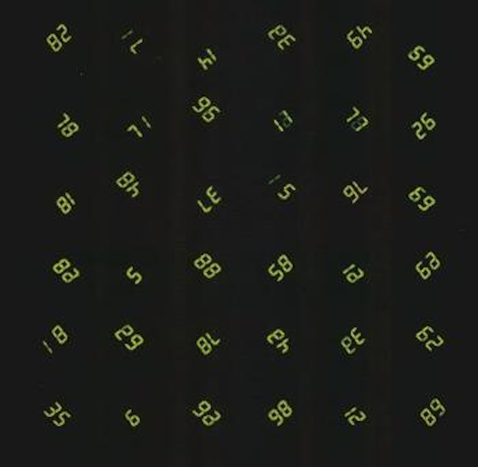 Model - 36 - No 11 - green by Tatsuo Miyajima
