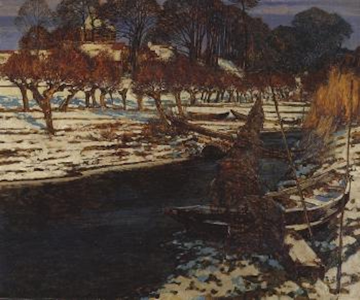 March day - Black Forest valley with Wittlaer by Max Clarenbach
