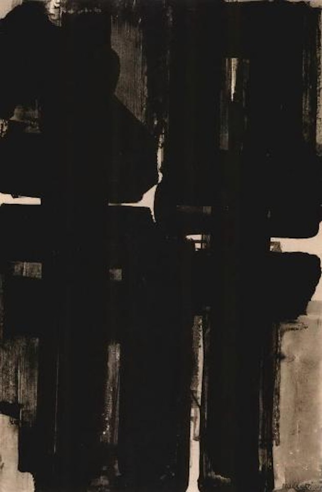 Untitled by Pierre Soulages