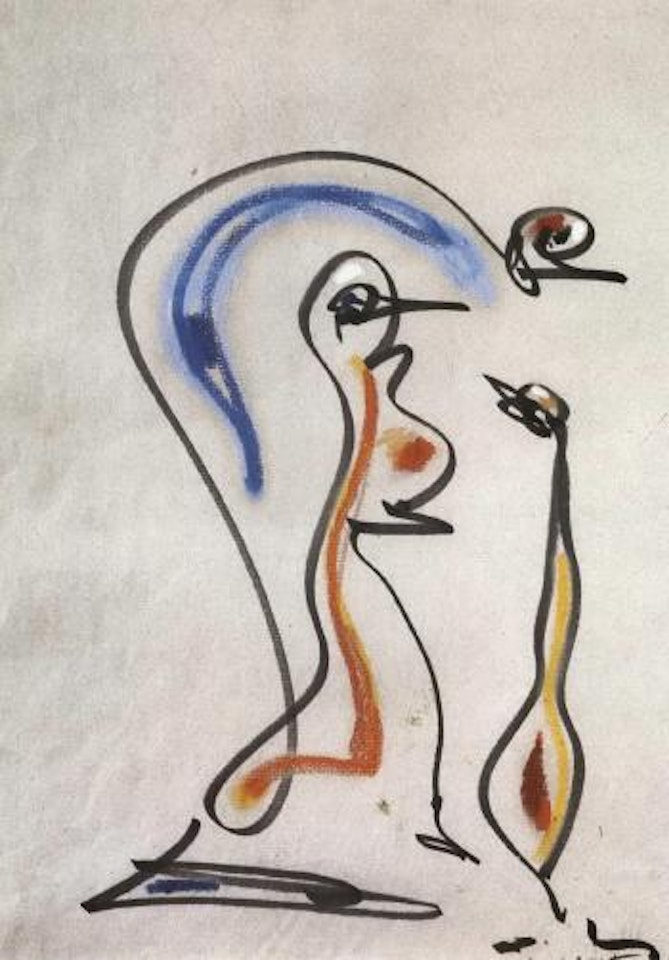 Les chiens ont soif by Max Ernst