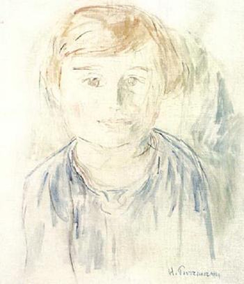 Girl's portrait by Hans Purrmann