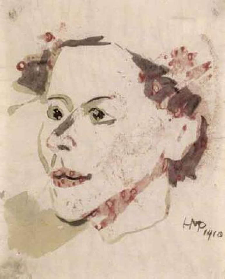 Female portrait by Max Pechstein