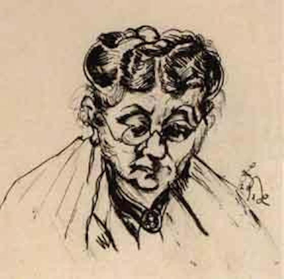 Mother of the artist by Ludwig Meidner