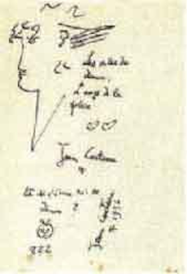 L'ange de la poesie by Jean Cocteau