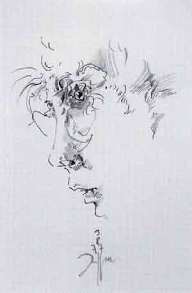 Self-portrait by Horst Janssen