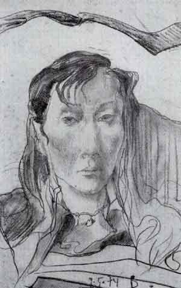 Self-portrait by Horst Janssen