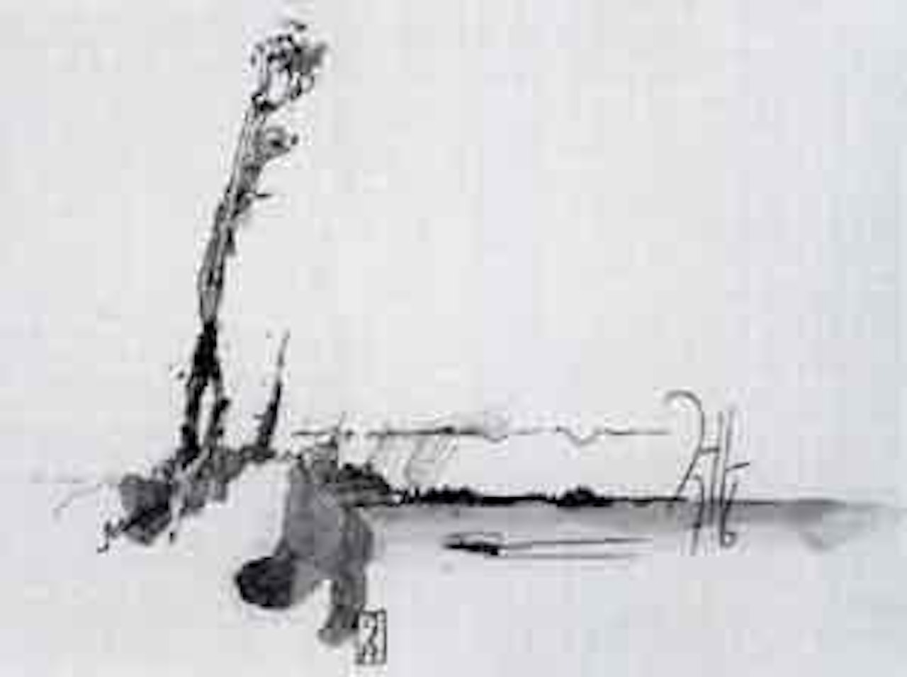 Landscape 23.08.77 by Horst Janssen