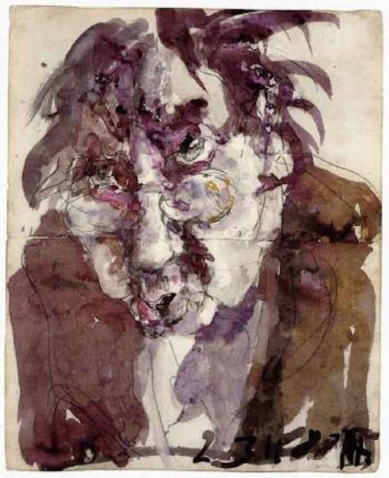 Self-portrait by Horst Janssen