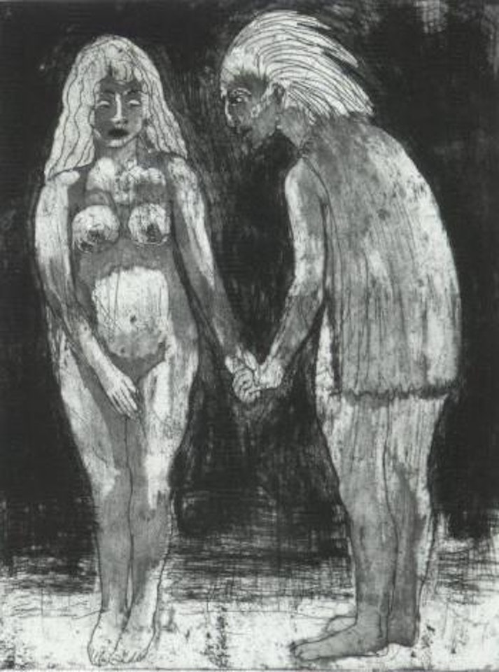 Young couple by Emil Nolde