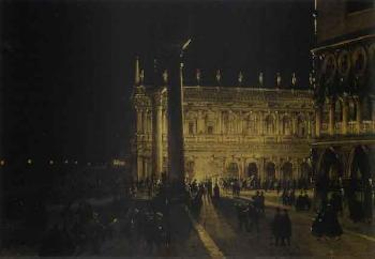 Night view of the Piazzetta by Carlo Grubacs