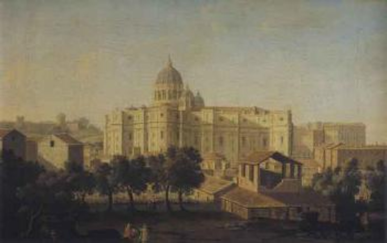 Rome, view of San Pietro by Giacomo van Lint