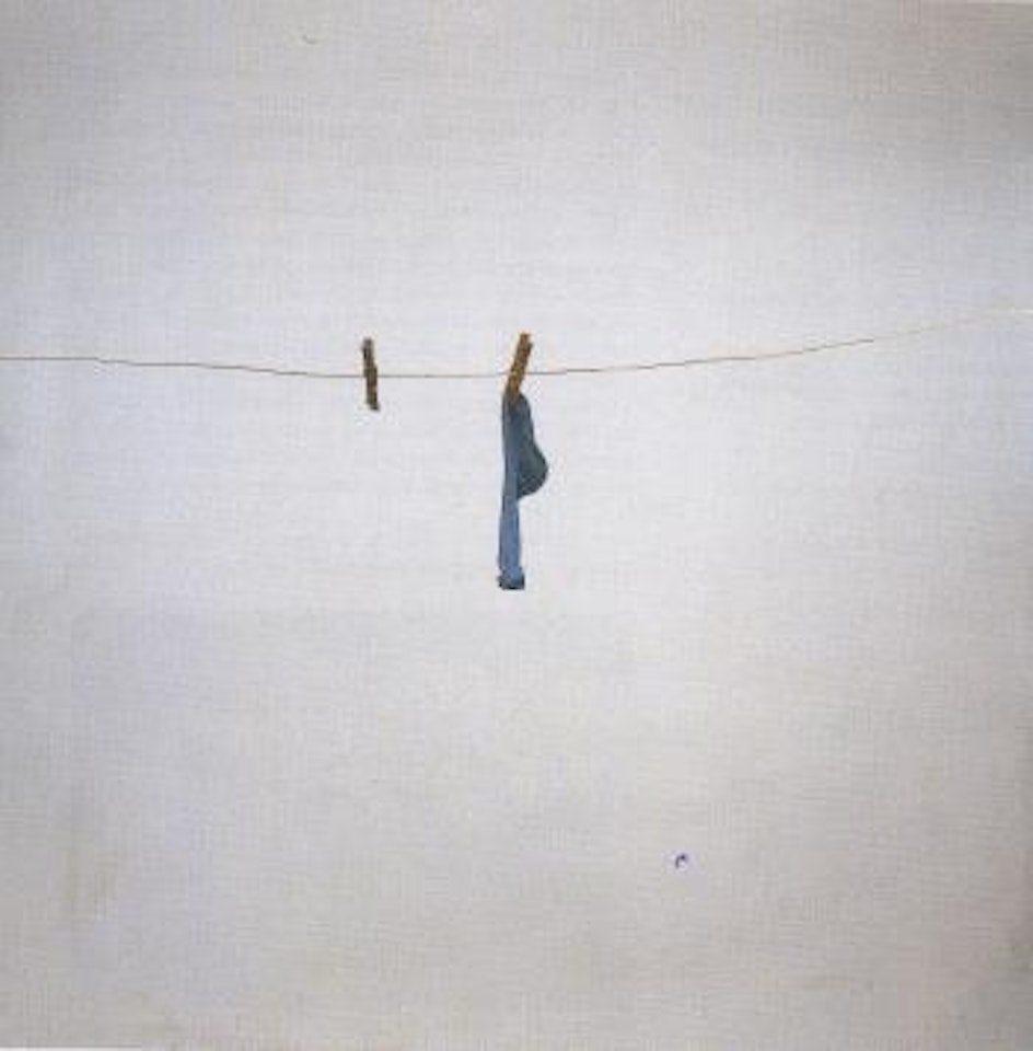 Light blue sock by Michelangelo Pistoletto
