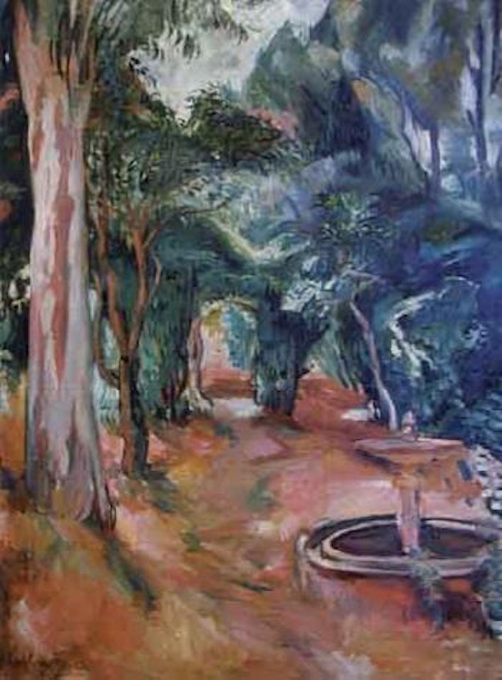La fontaine du jardin by Othon Friesz