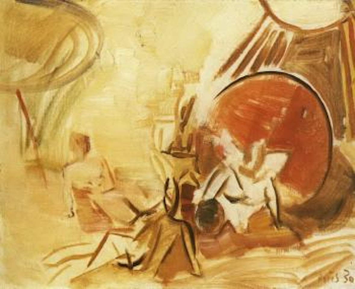 Scene de plage by Francisco Bores