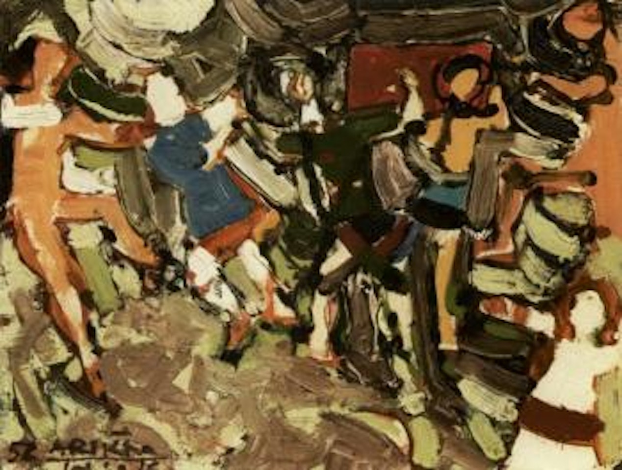 La danse by Avigdor Arikha