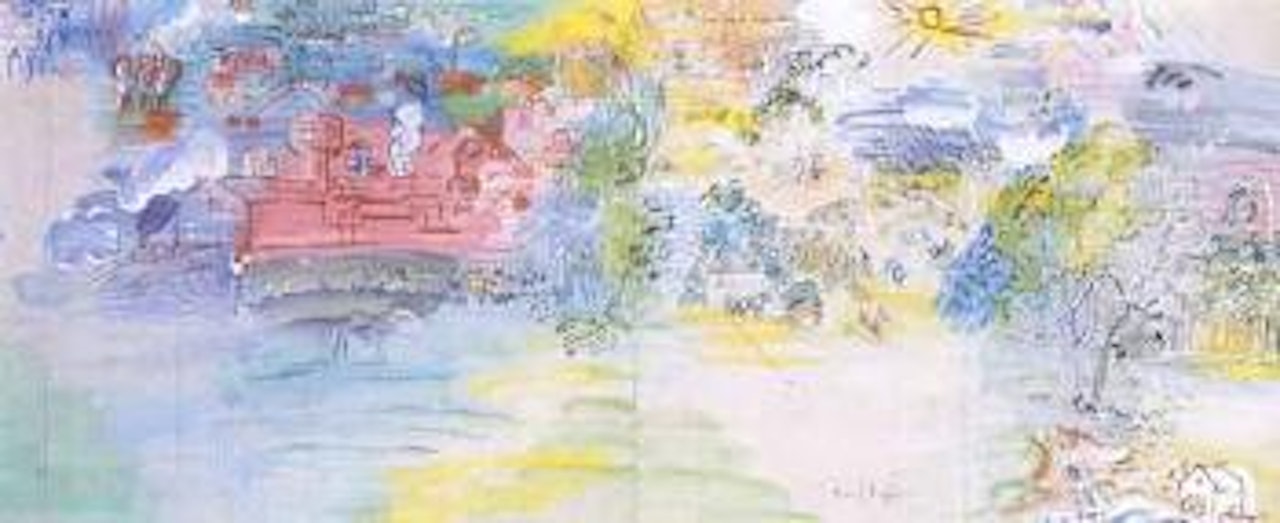 Projet pour le Palais des Lumieres by Raoul Dufy