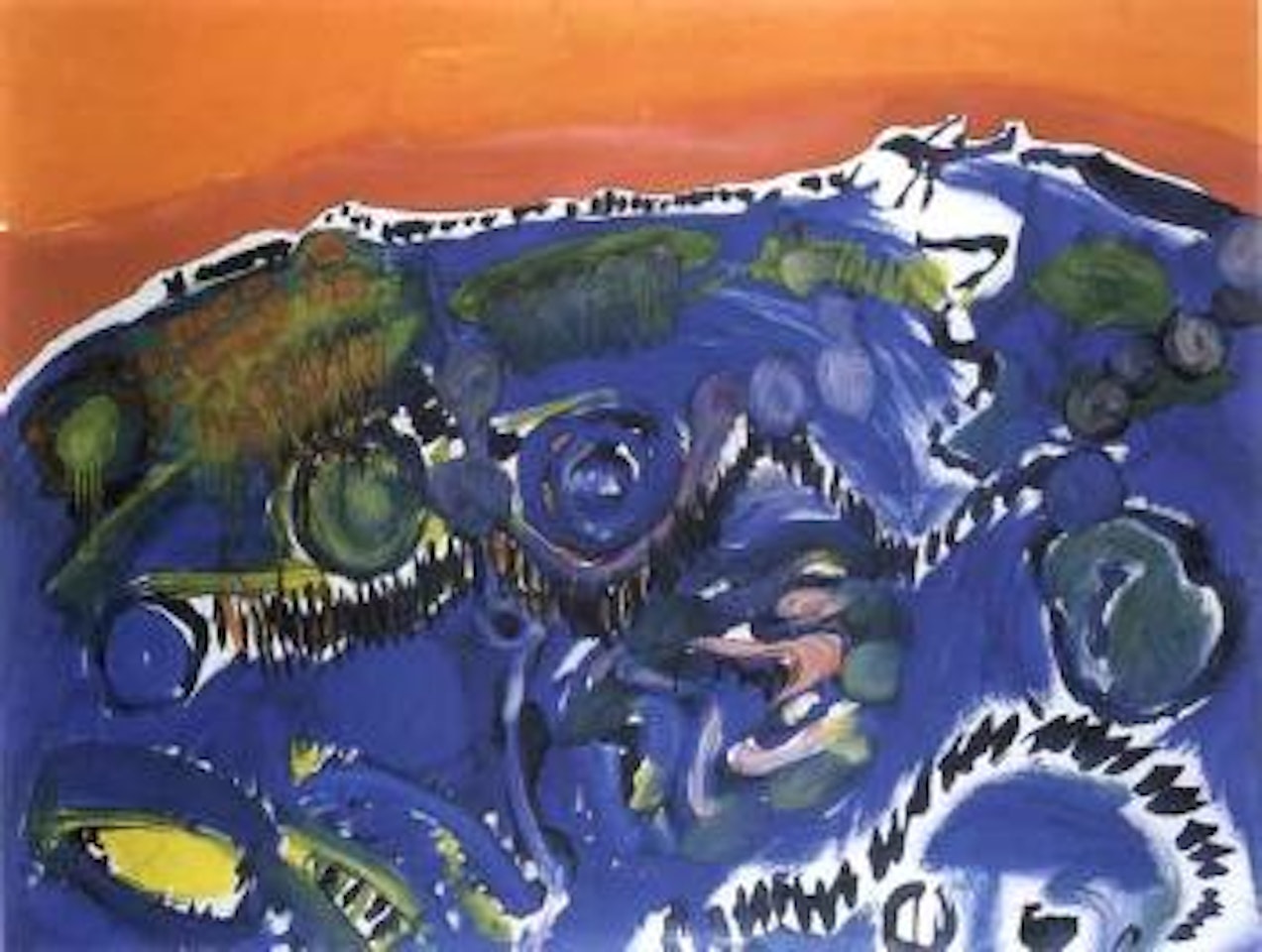 Terre a ciel by Jean Degottex