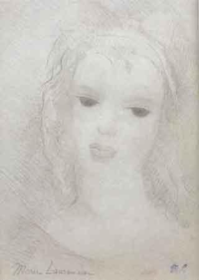 Portrait de jeune fille by Marie Laurencin