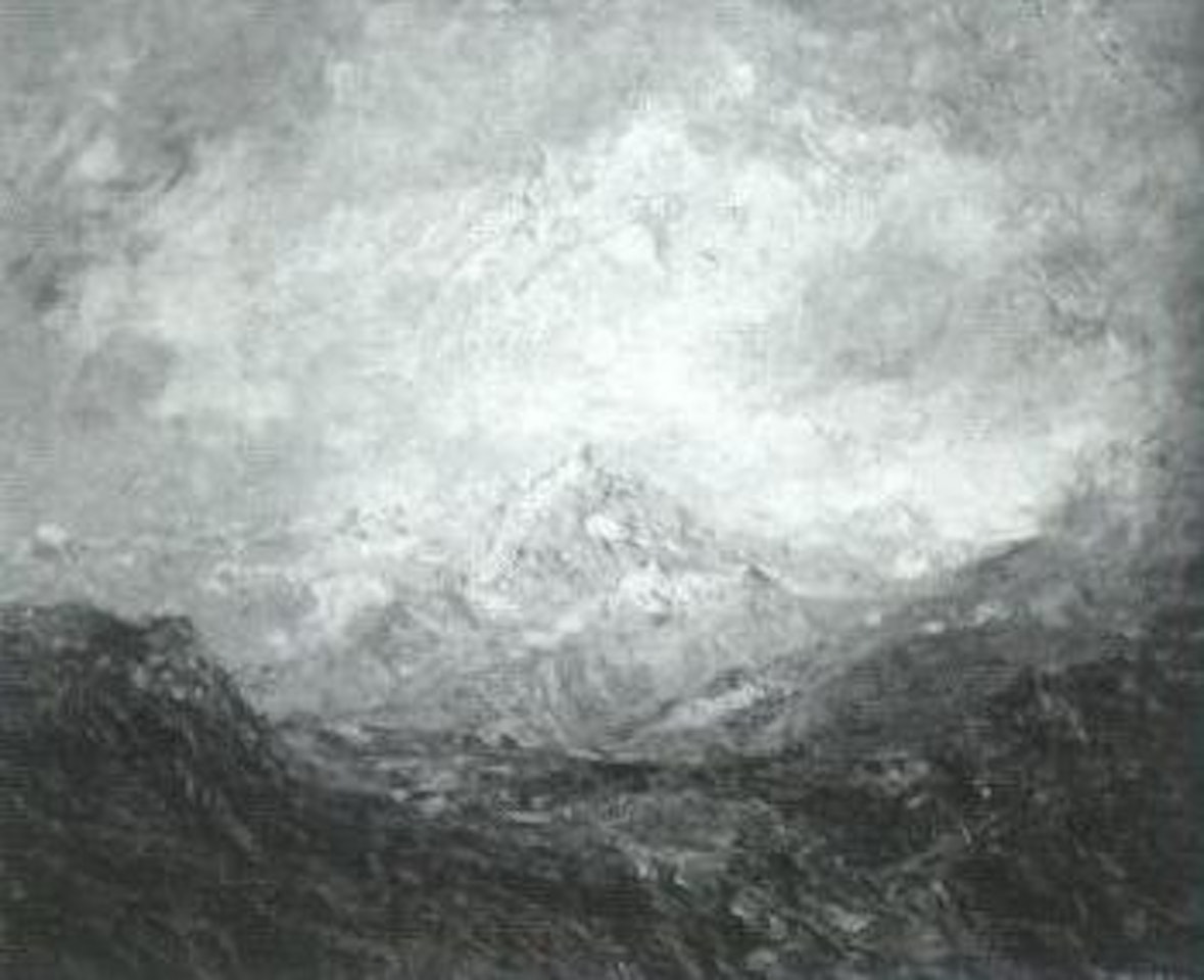 Mountain landscape by Otto Pippel