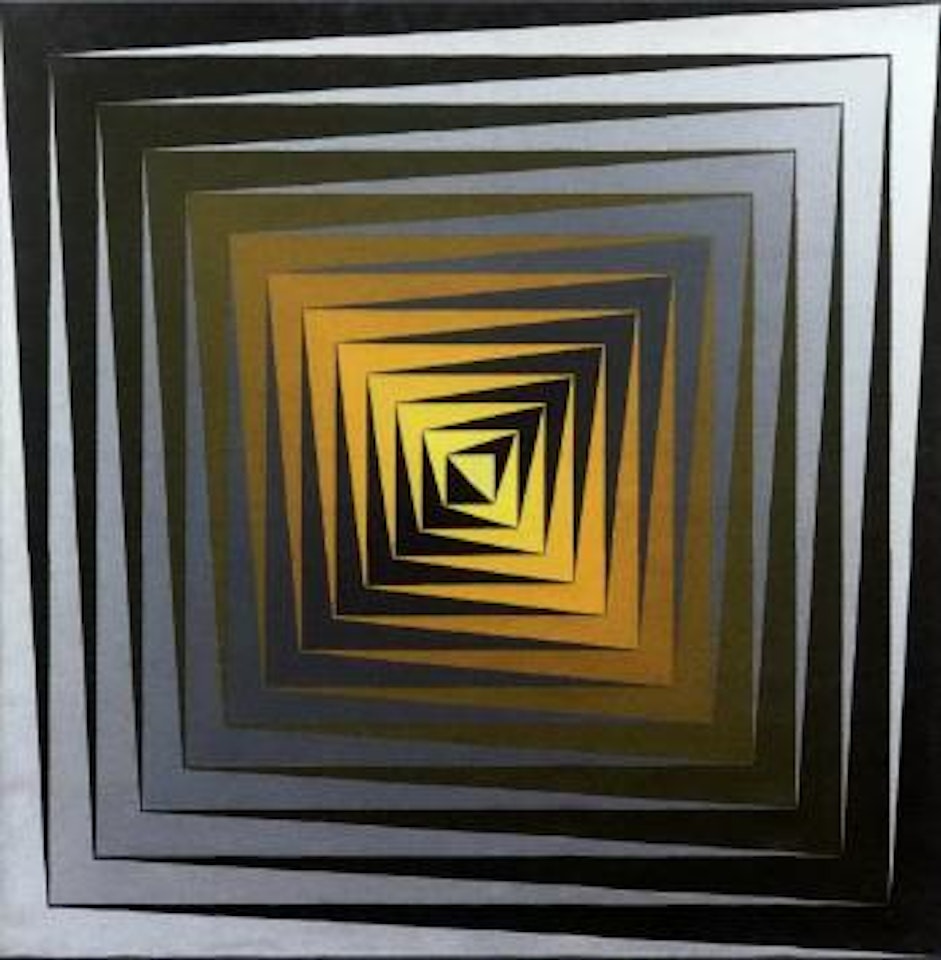 Vonal Atlo Igr by Victor Vasarely