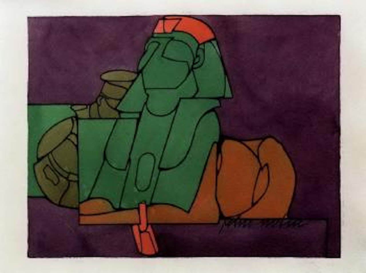 Police notice by Valerio Adami
