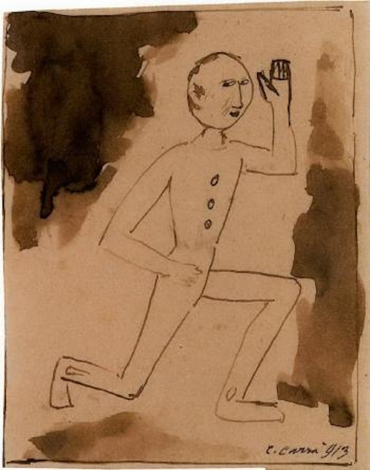 Man running by Carlo Carra
