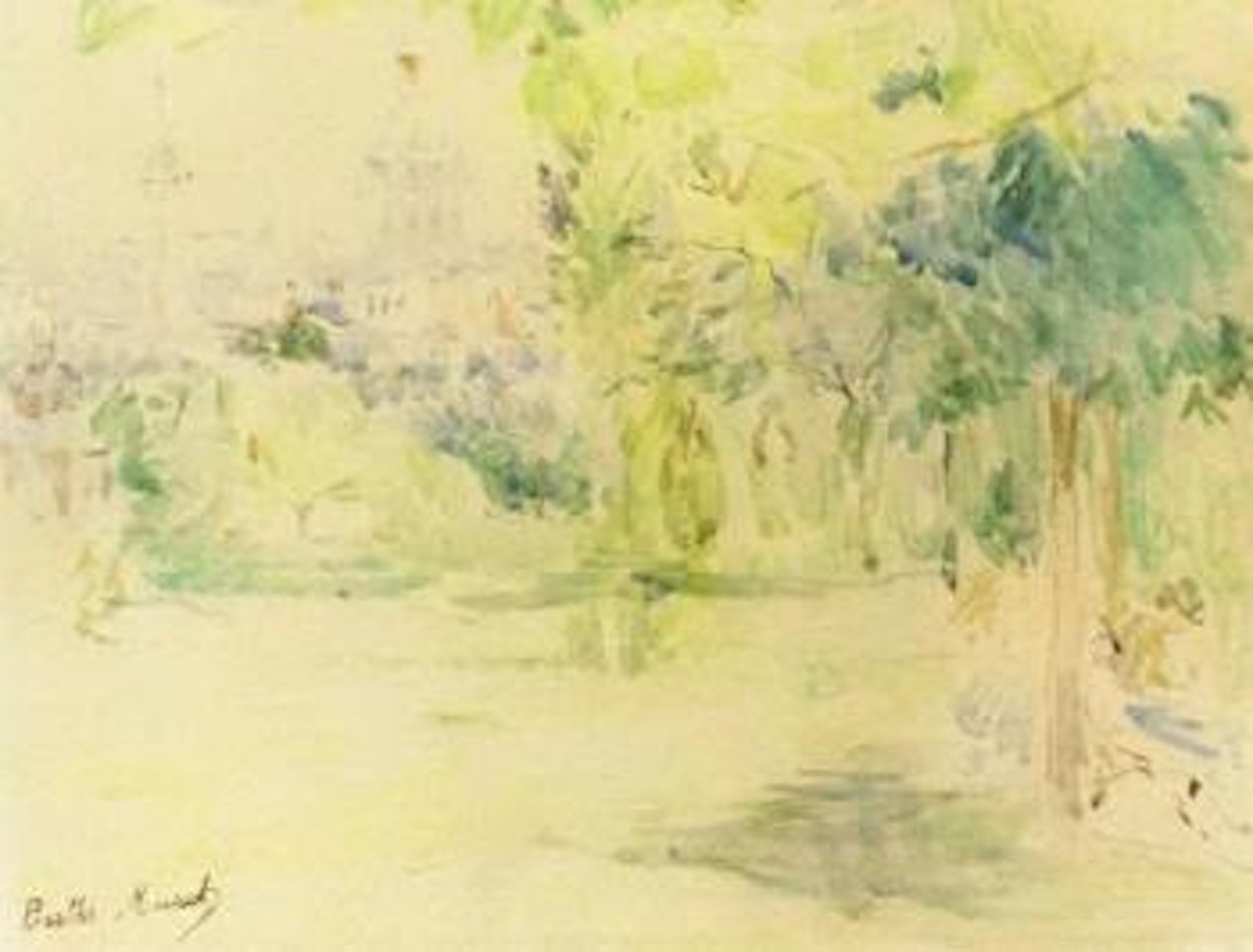 Les Invalides by Berthe Morisot