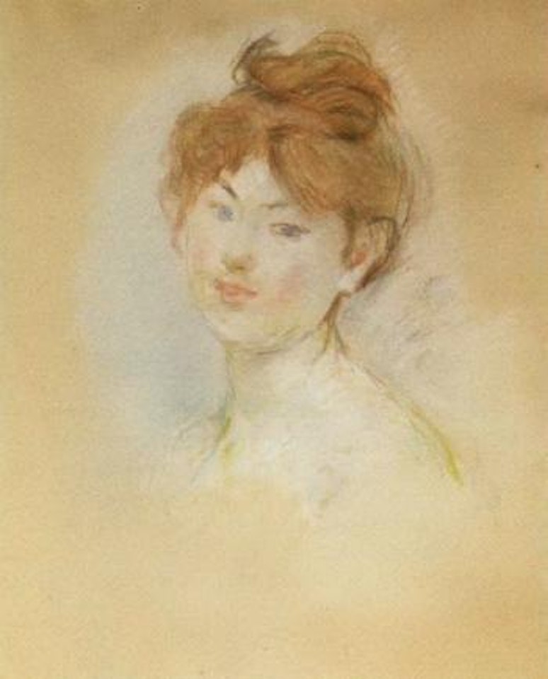 Tete de jeune fille by Berthe Morisot