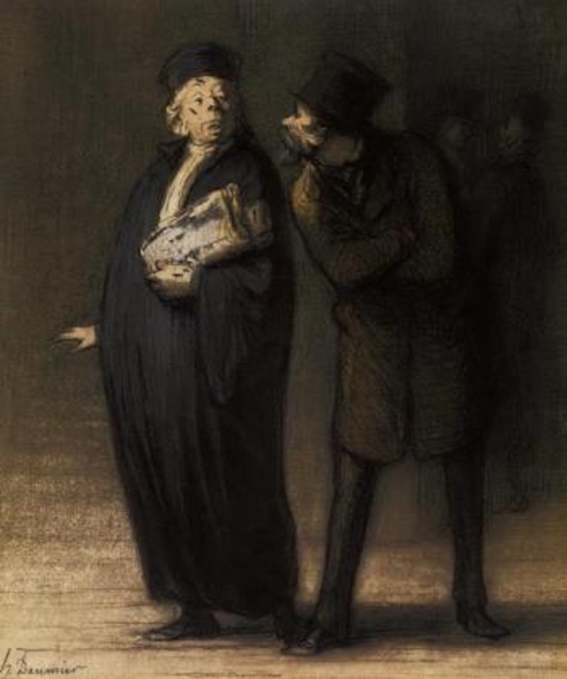 Plaideur mecontent by Honoré Daumier