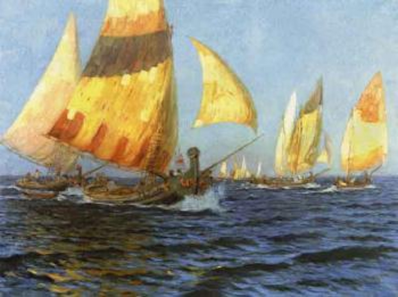 Windy day in the bay by Ugo Flumiani
