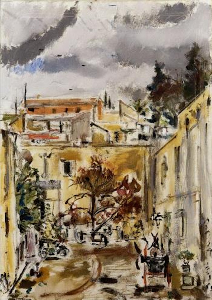 Villa Patrizi courtyard by Filippo de Pisis