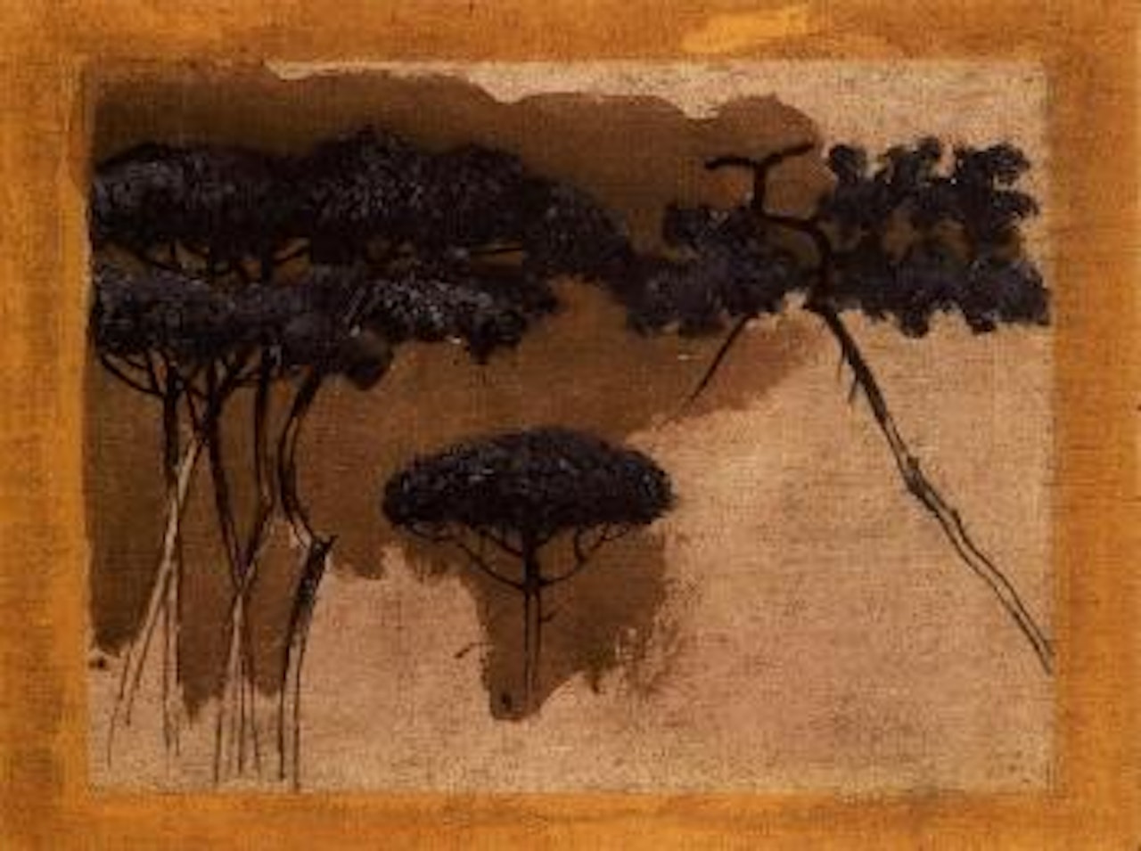 Pine grove by Carlo Mattioli