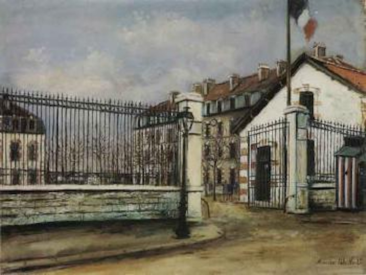 Caserme Valez a Alencon by Maurice Utrillo