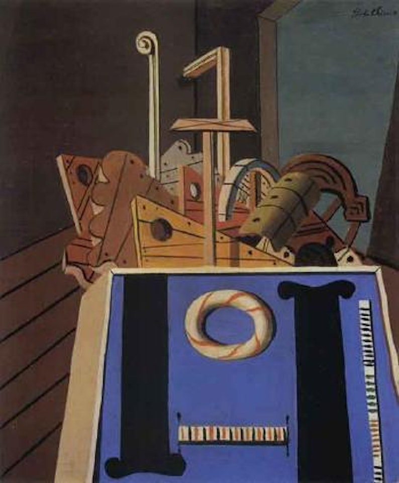 Metaphysical interior by Giorgio de Chirico