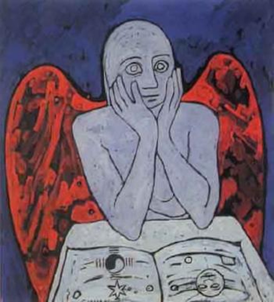 Rebellious angel by Felice Casorati