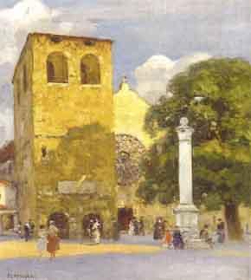 Veduta di San Giusto by Ugo Flumiani