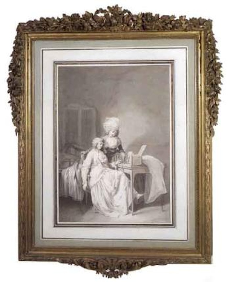 La serinette by Louis-Leopold Boilly