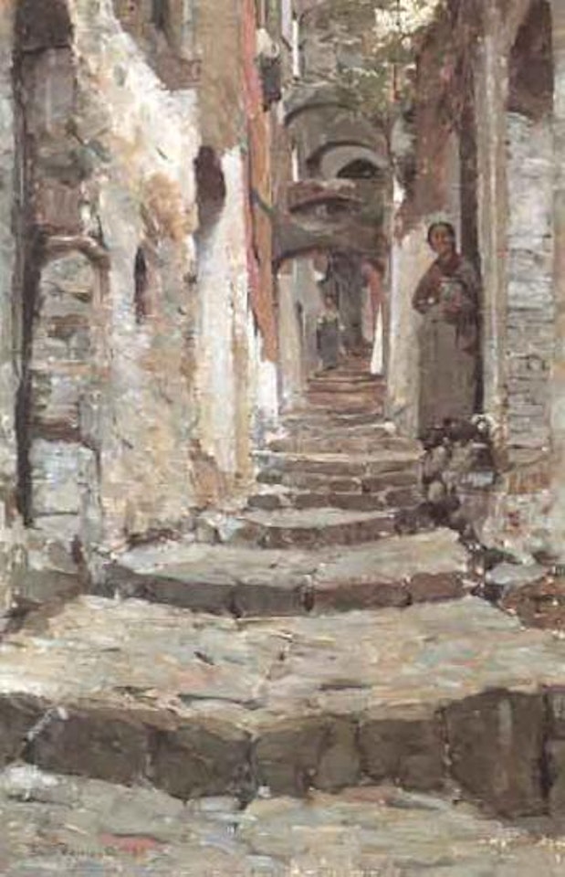 Ruelle a San Remo by François Bocion