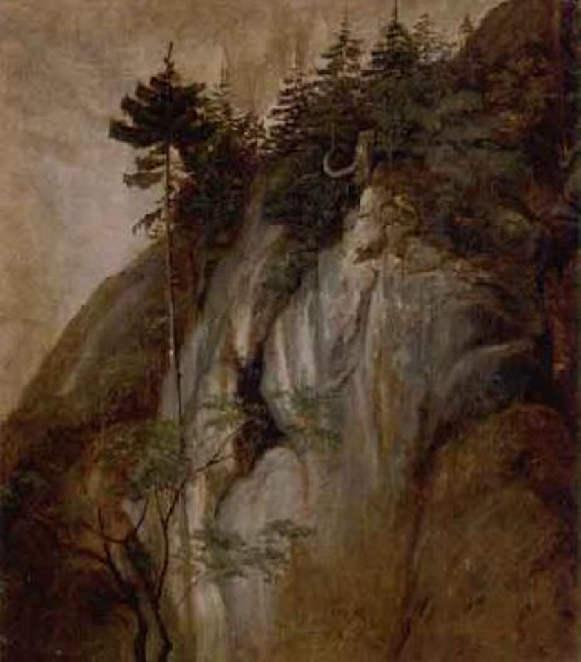Rocky outcrop by Carl Spitzweg