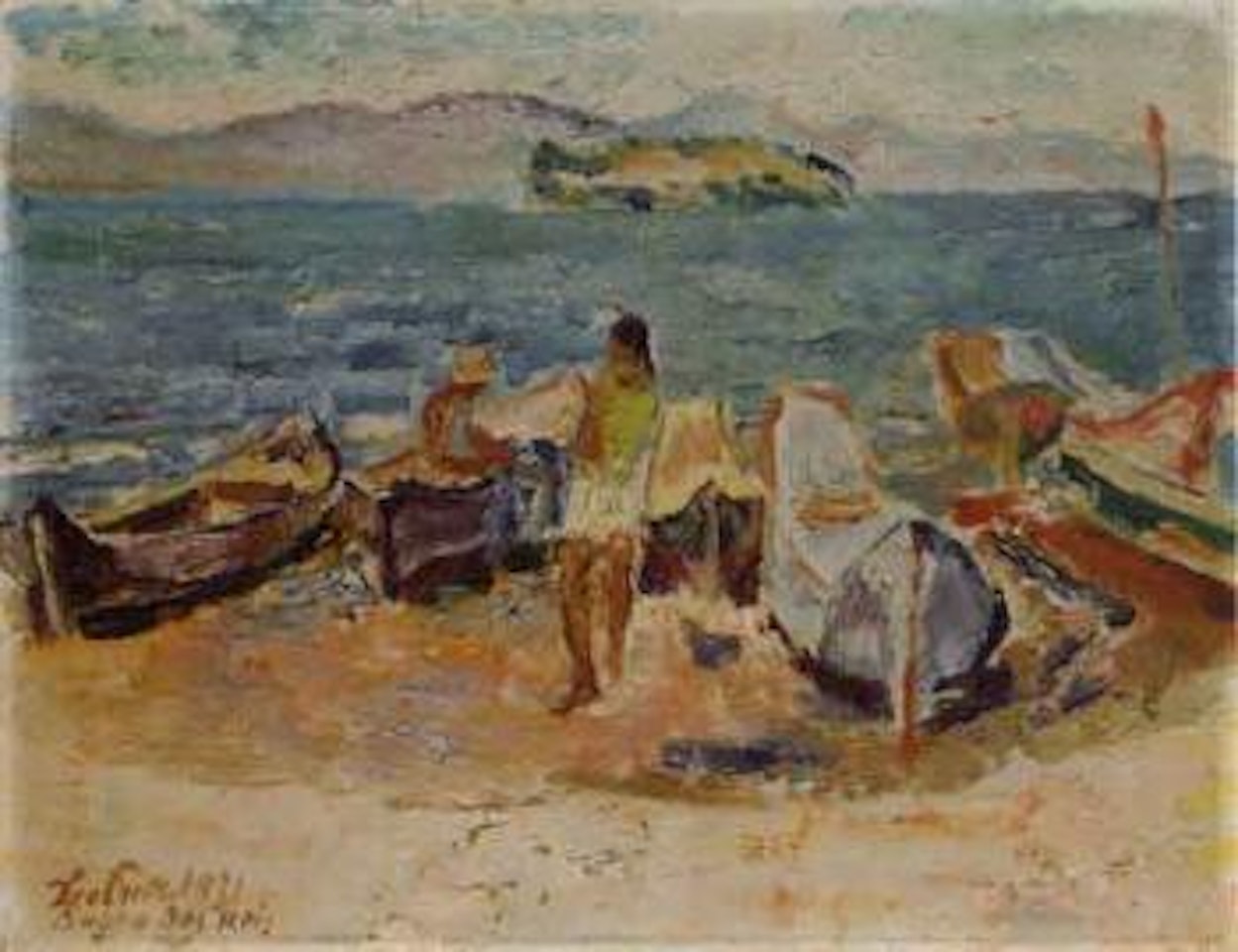 Angra dos Reis with fishing boats by Leo Putz