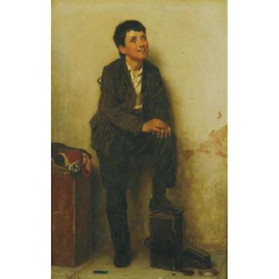 A bootblack by John George Brown