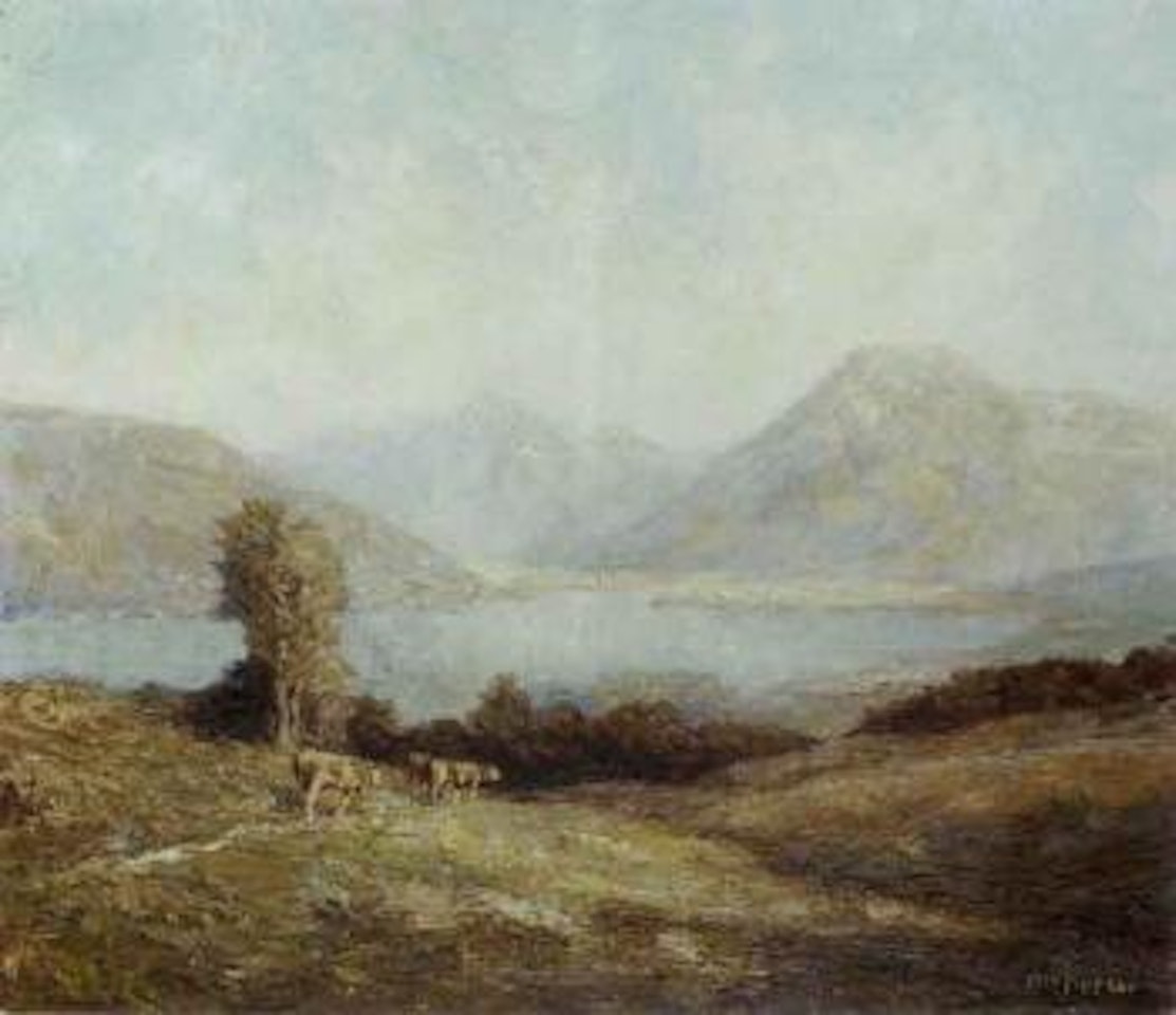 View of Tegernsee by Otto Pippel