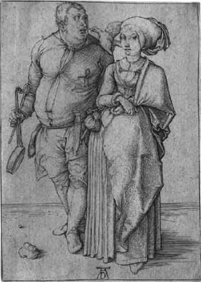 Cook and wife by Albrecht Dürer