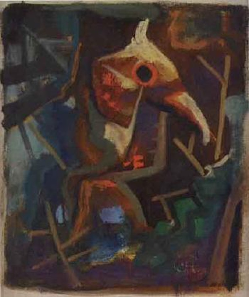 Imaginary animal by Karl Hofer