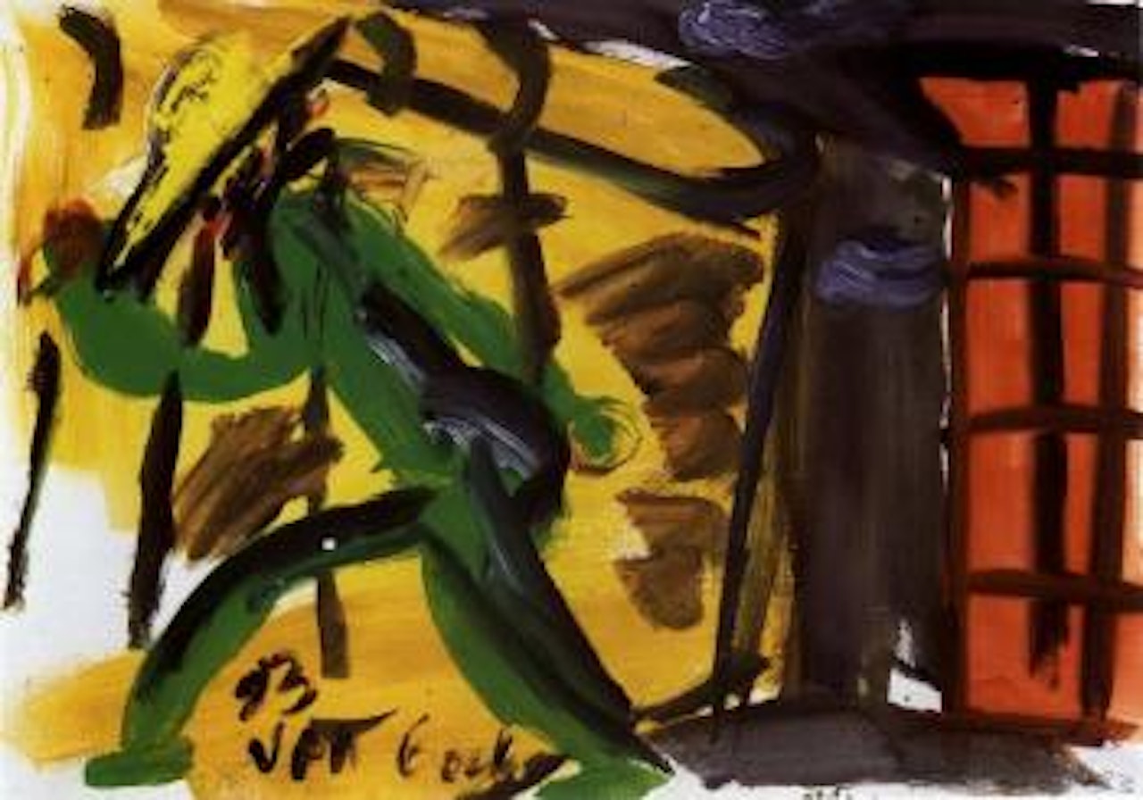 Hommage a Van Gogh by Rainer Fetting