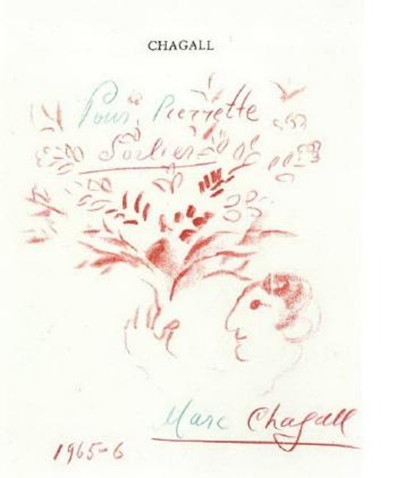 Pour Pierrette Sorlier by Marc Chagall