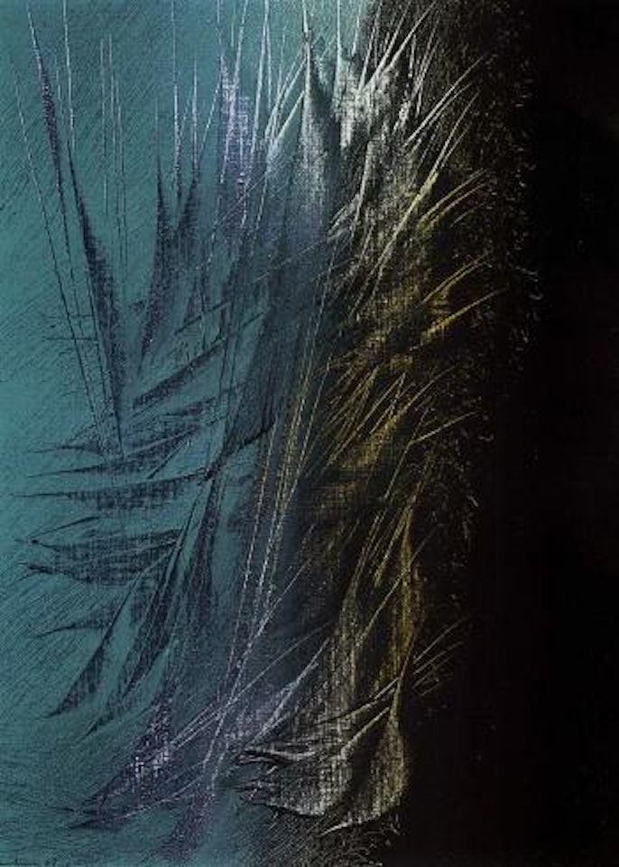 T 1963 - U 38 by Hans Hartung