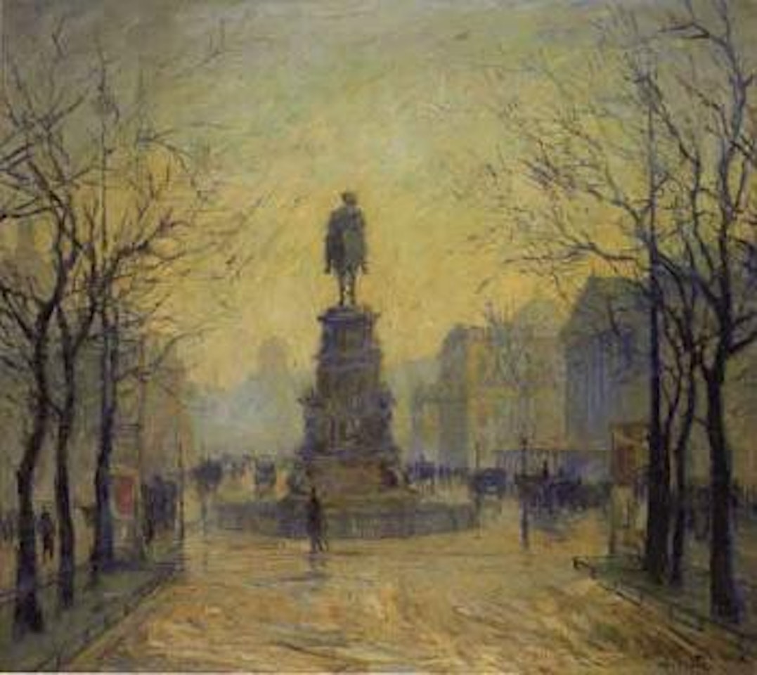 Monument on Unter den Linden avenue, Berlin by Otto Pippel